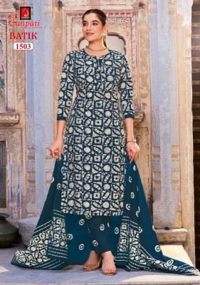 Ganpati batik pant vol 15 dress material wholesale in surat